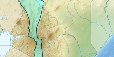 지도 rift valley 케냐